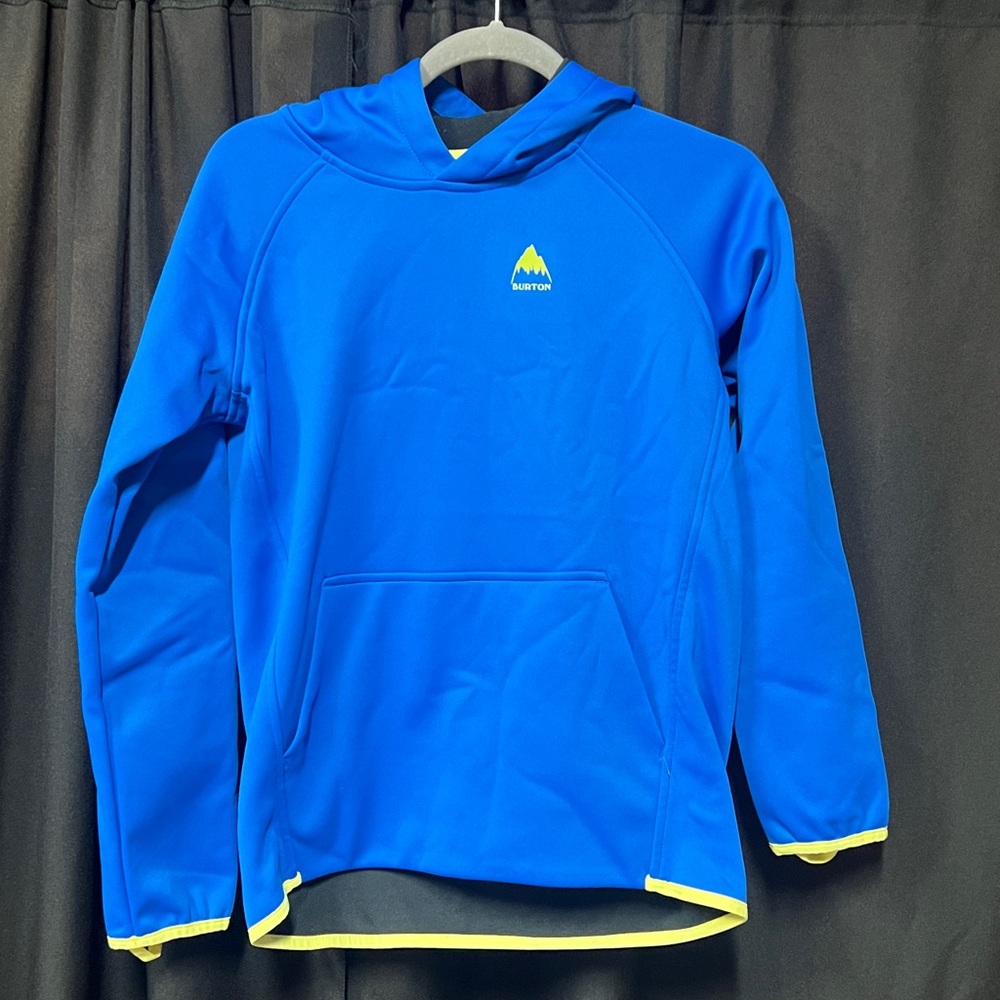 Burton blue and yellow boys sweatshirt